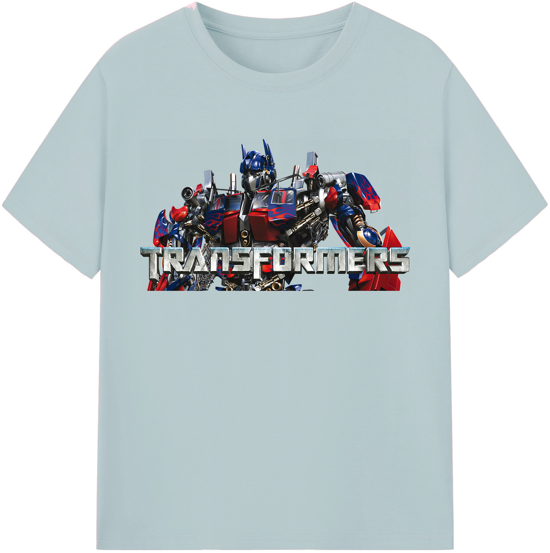 （画像用） Transformers トランスフォーマー 綿100％半袖Tシャツ（フロントプリント）